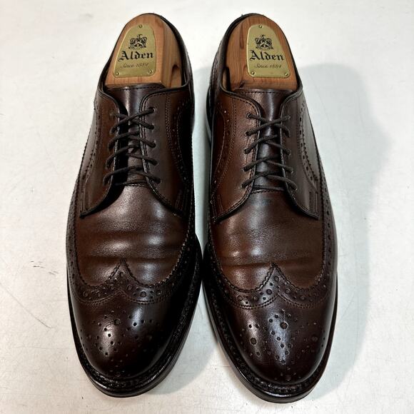 NEW HEELS Allen Edmonds x Polo Ralph Lauren Sanderson Longwing Derby USA 7.5 D main image 6